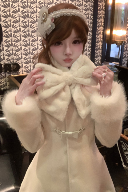 パールバタフライリボンスカーフ