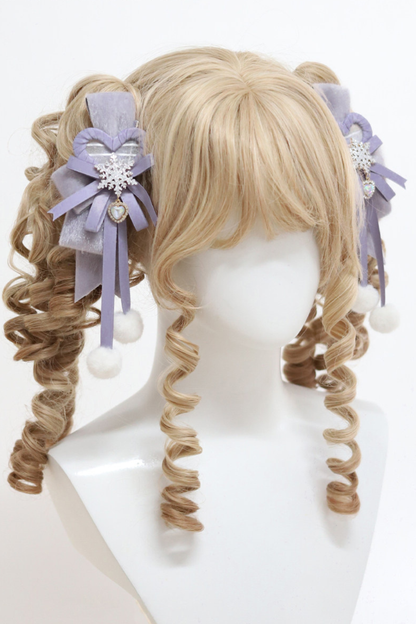 Snowflake Ribbon Lolita Hair Accessory