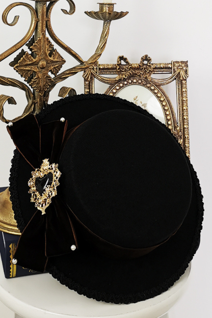 ベーシックエレガントフラットキャップ