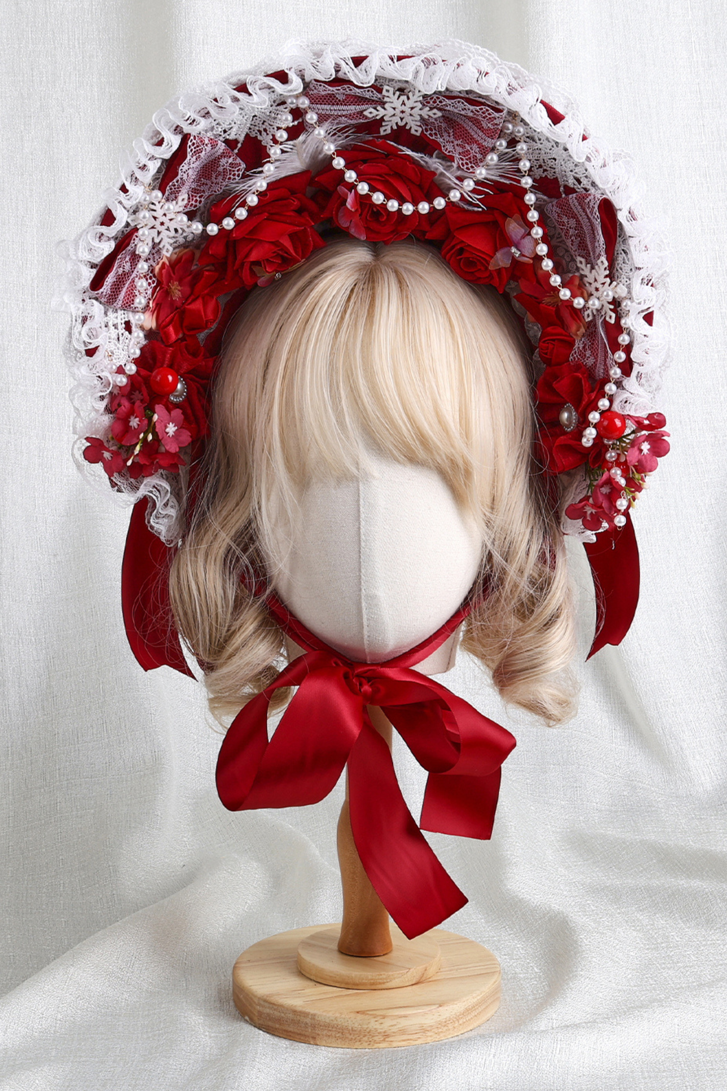 プリンセスティーパーティーロリータボンネット