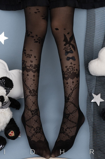 The Nightingale and the Rose Bridal Tights