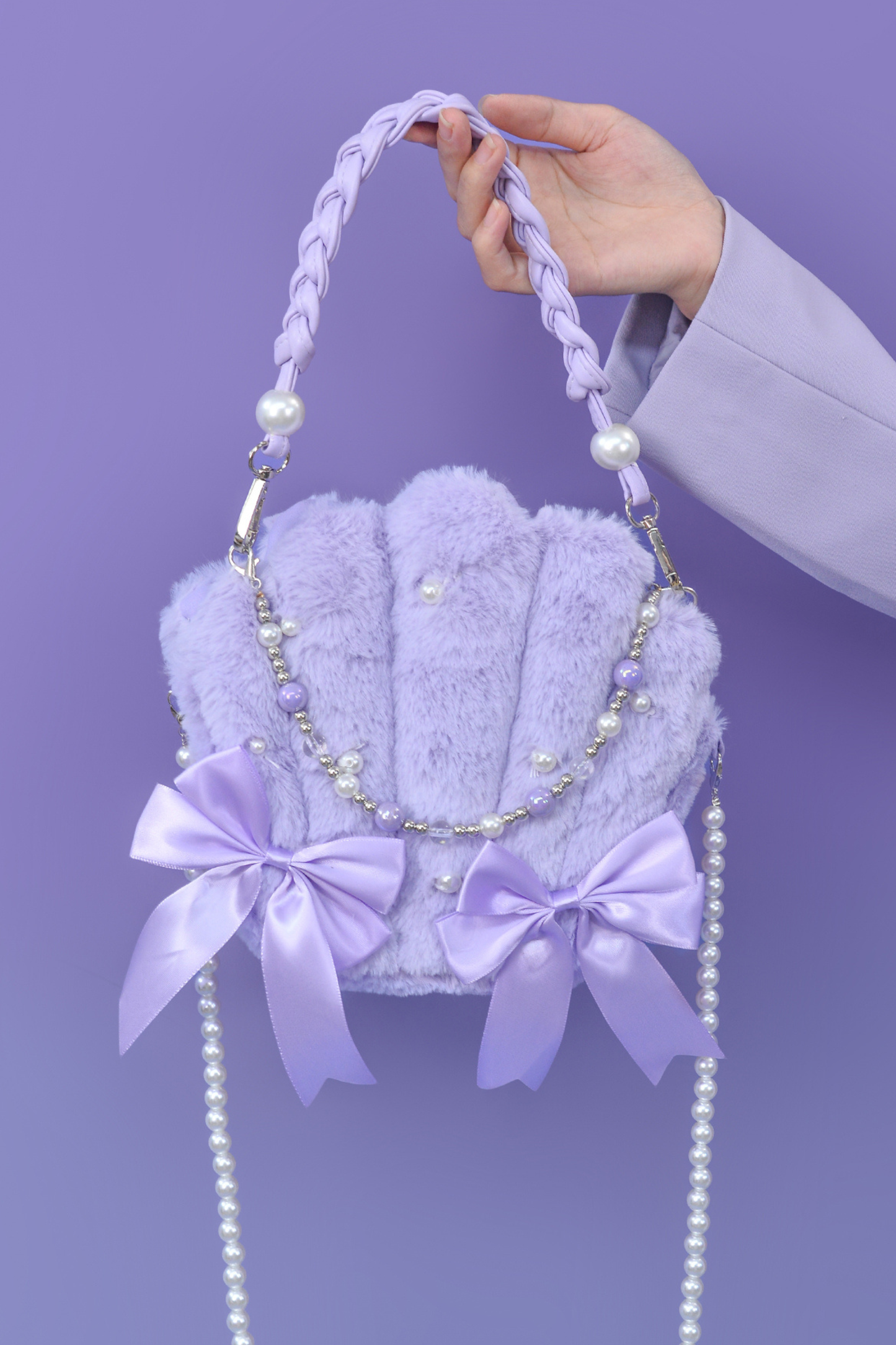 シェルリボンバッグ