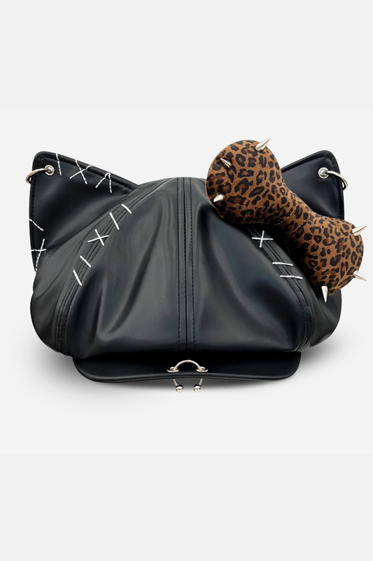 ビッグリボンステッチキャットハット