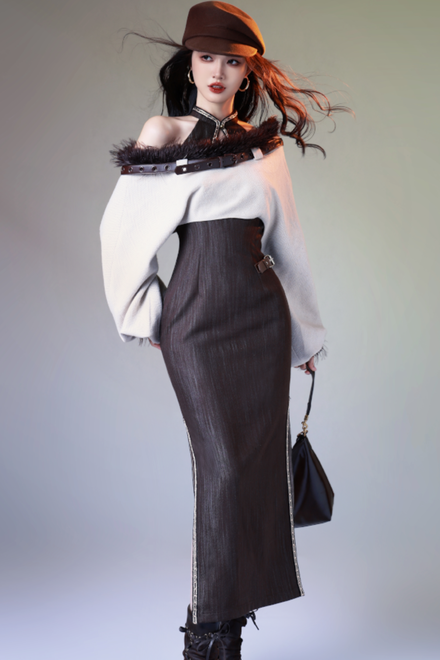 Mode Faux Two Dresses