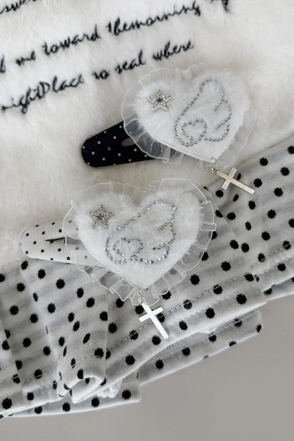 Light Stone Angel Hair Pin