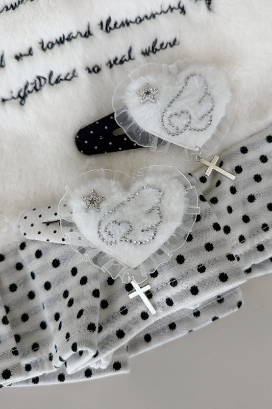 Light Stone Angel Hair Pin