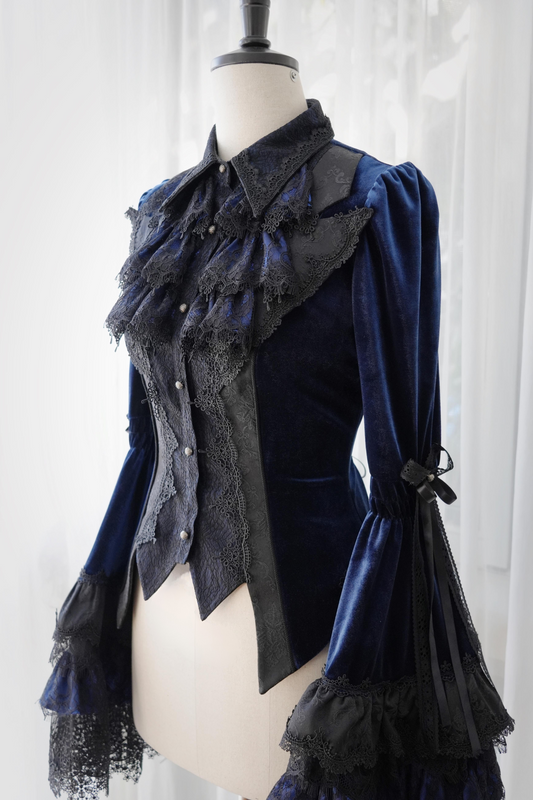 [Deadline for reservation: February 20] Blue Purple Dark Gothic Elegant Jacket