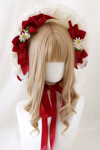 Classical girly Lolita hood