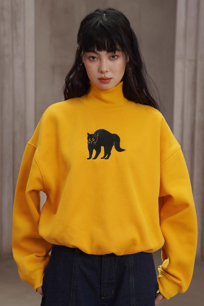 Suncat Yellow Semi-Turtleneck Top