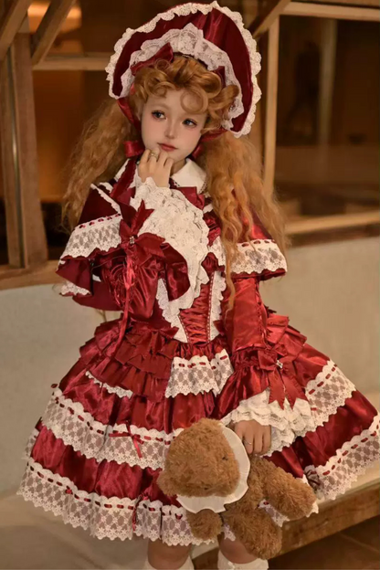 Cream Croissant Old Doll Lolita Dress