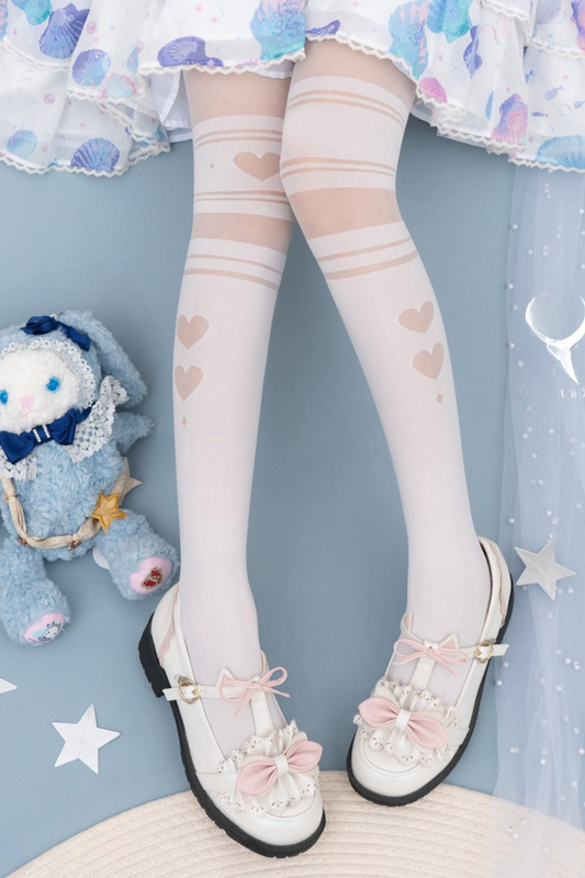 Heart Shear Tights