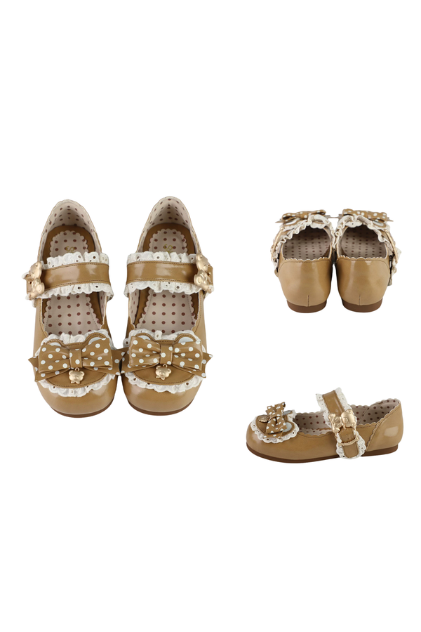Bare Polka Dot Lolita Shoes