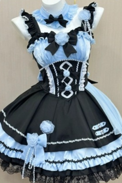 Dark Rose Bow Lolita Dress