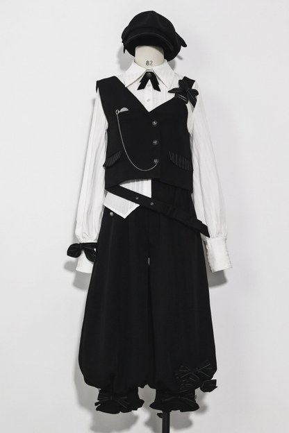 クールシックベスト+シャツ+バルーンパンツ