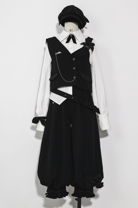 クールシックベスト+シャツ+バルーンパンツ