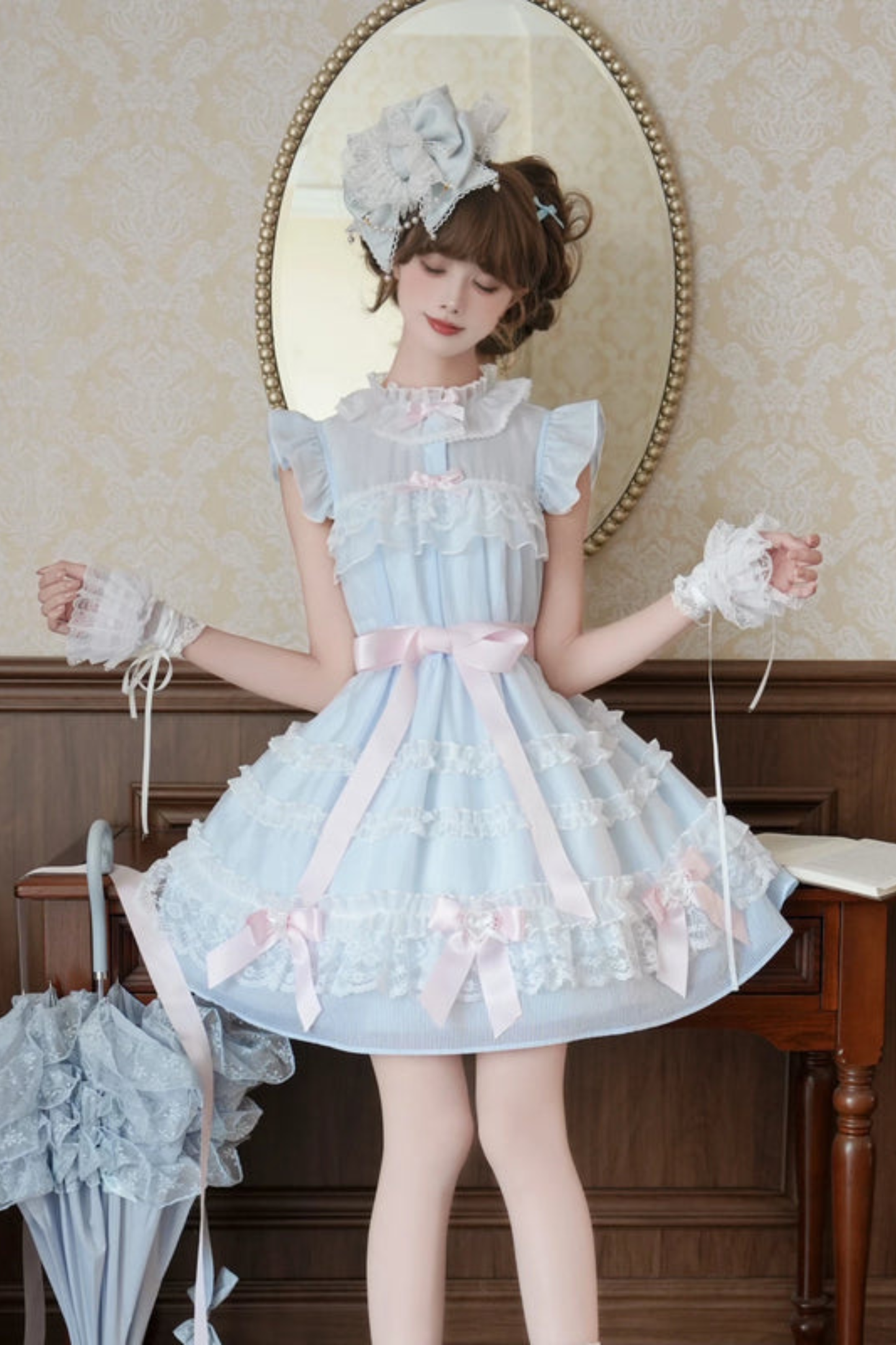 リボンボープリンセスロリータドレス