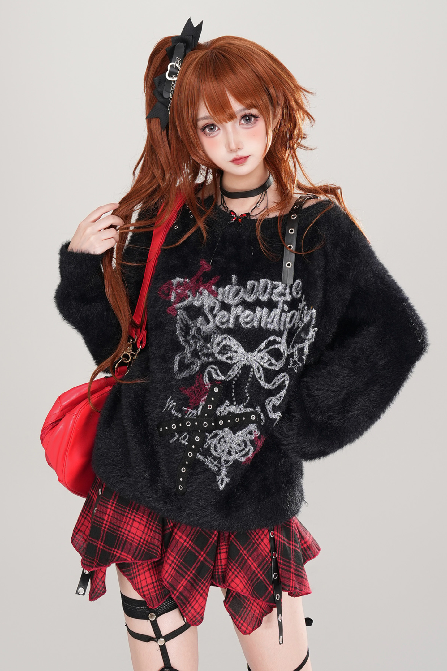 Dark Knight Off-Shoulder Knit