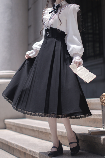 Elegant Sweet Frilled Dress