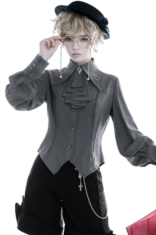 レトロロリータラムスリーブシャツ