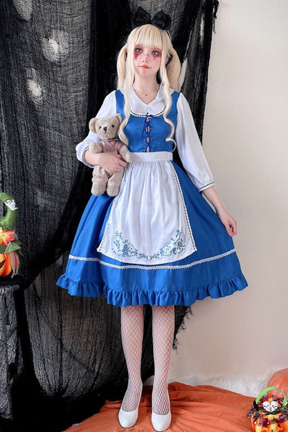 Scary Doll Halloween Cosplay Dress