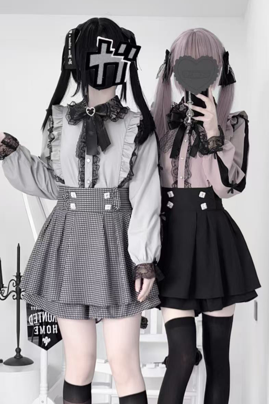 レースダークスイートシャツ+スカート