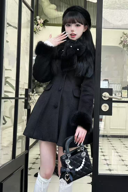 イミテーションフォックスファーコート