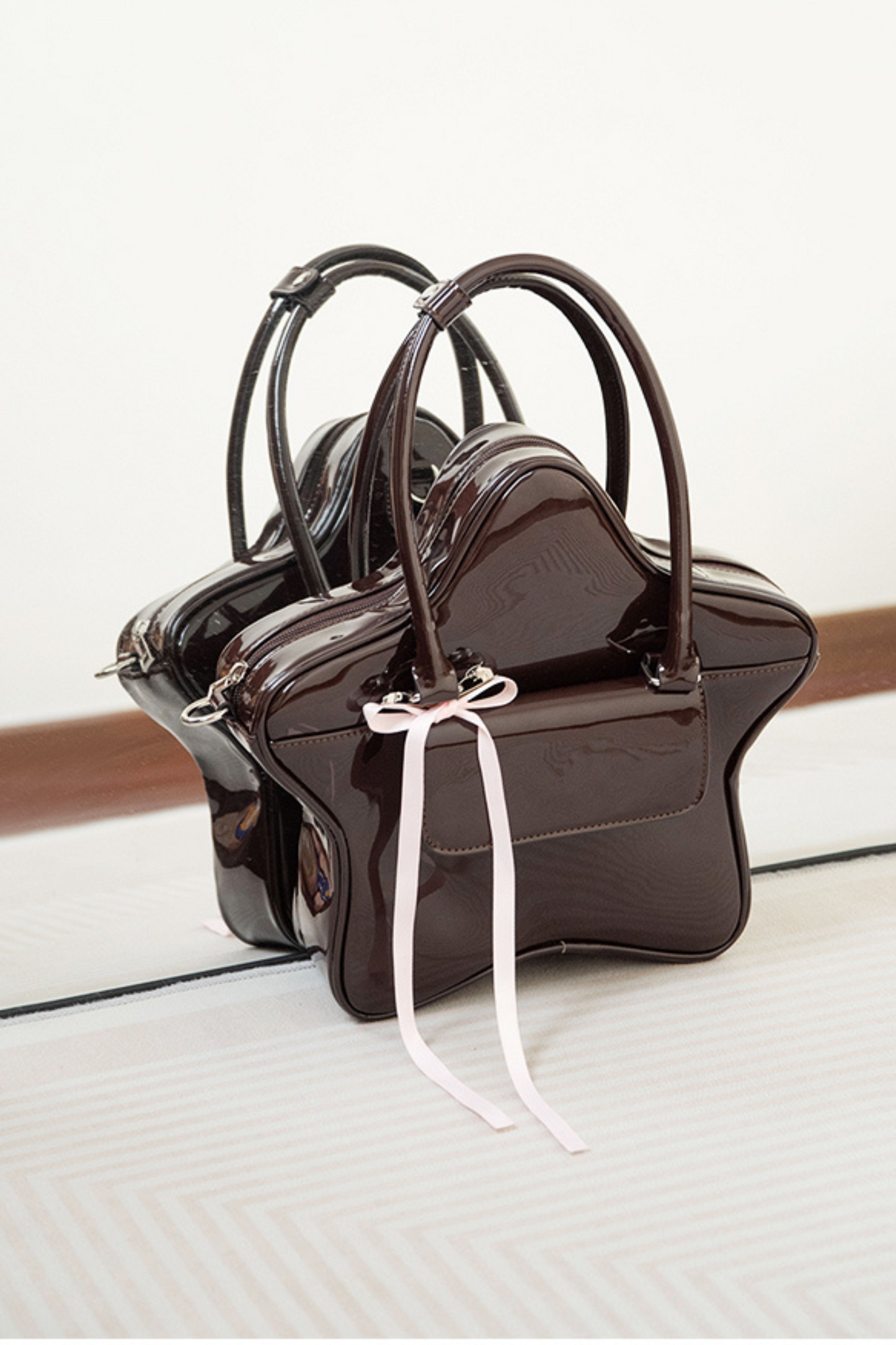 チョコレートスターリボンY2Kバッグ