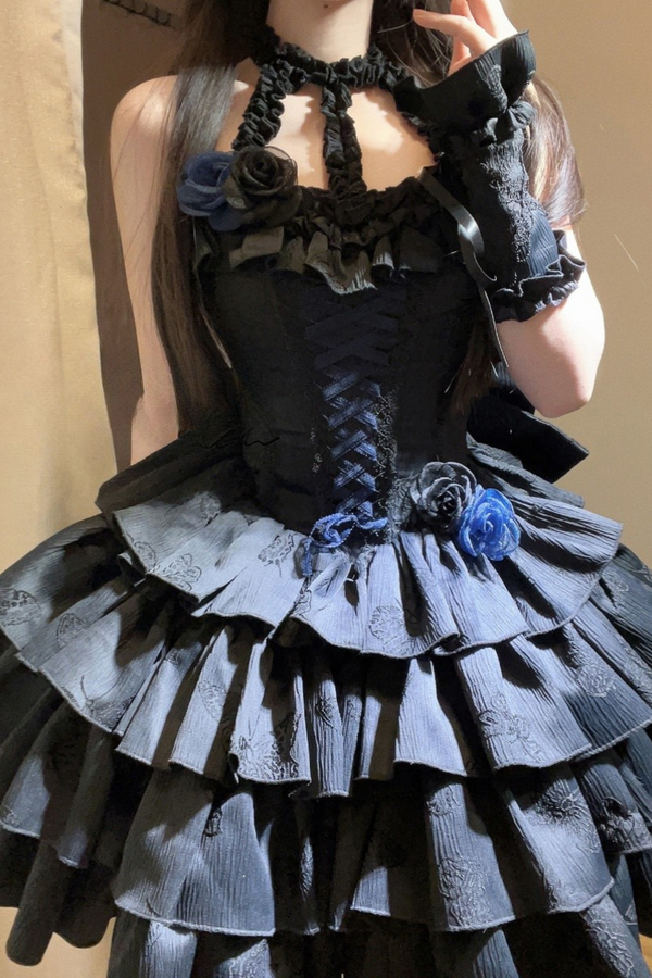 Vestido Lolita Venus Sunset sin mangas Star