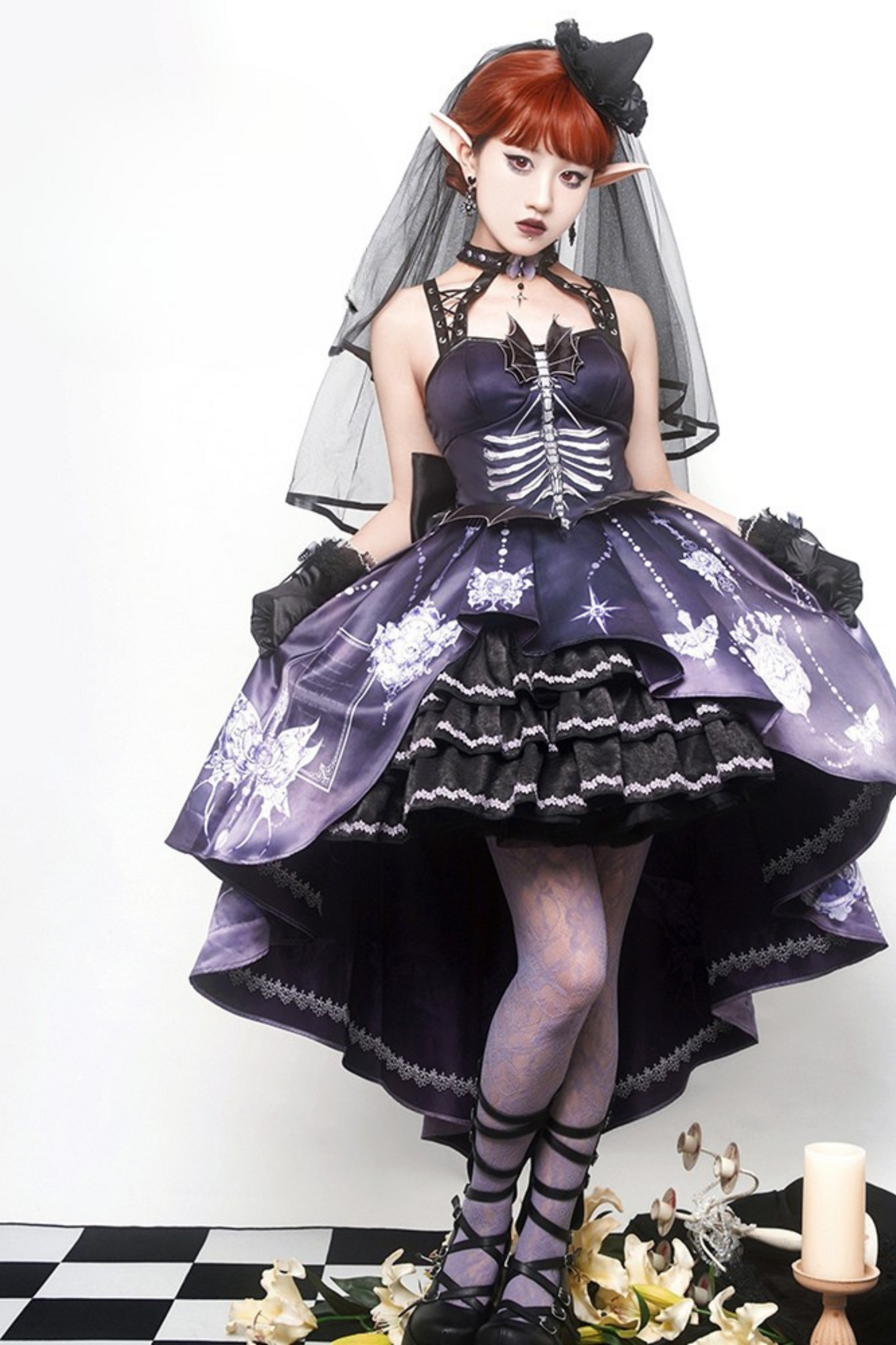 Dark Vampire Dress + Rose Out Skirt