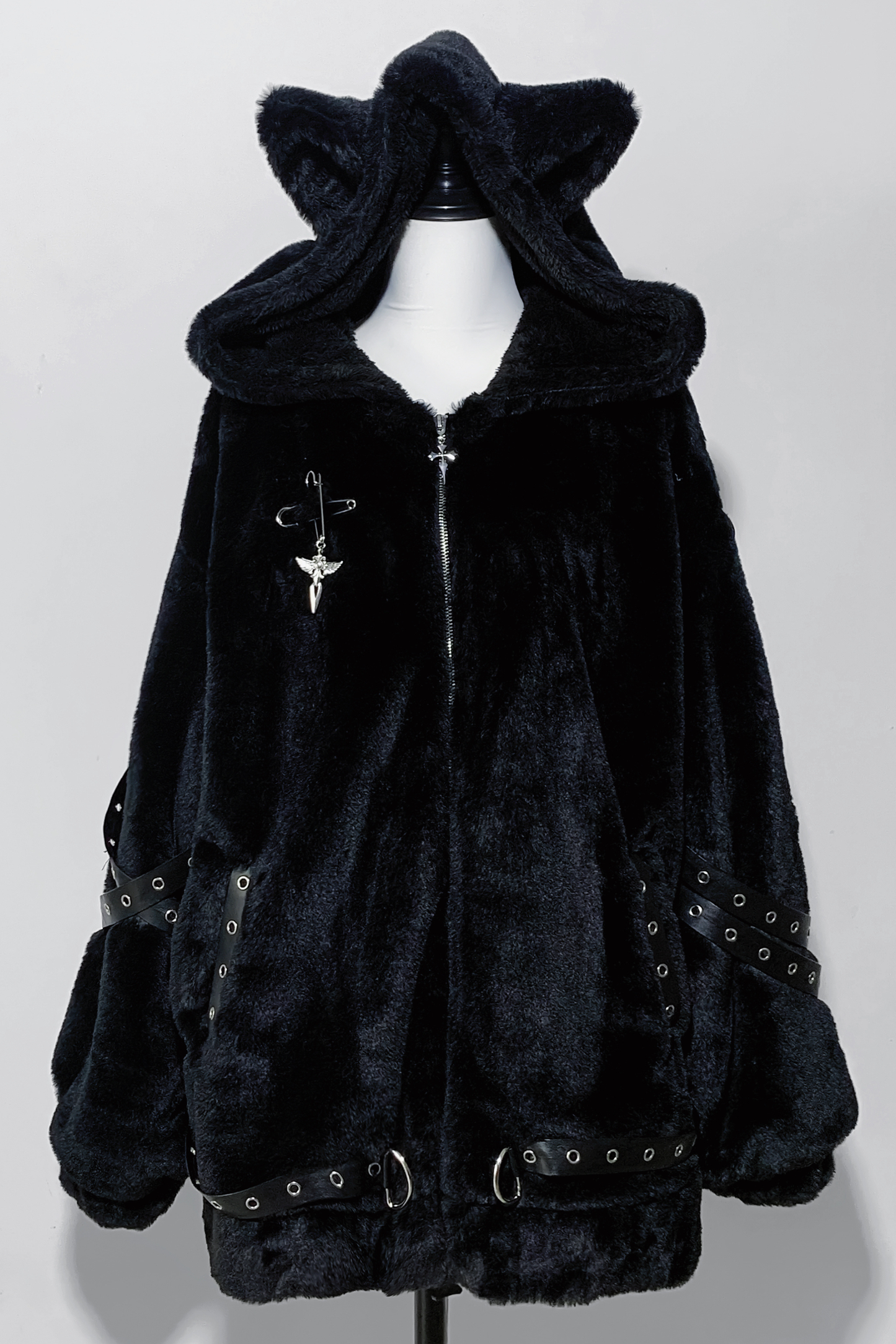 ナイトファー猫耳アウター