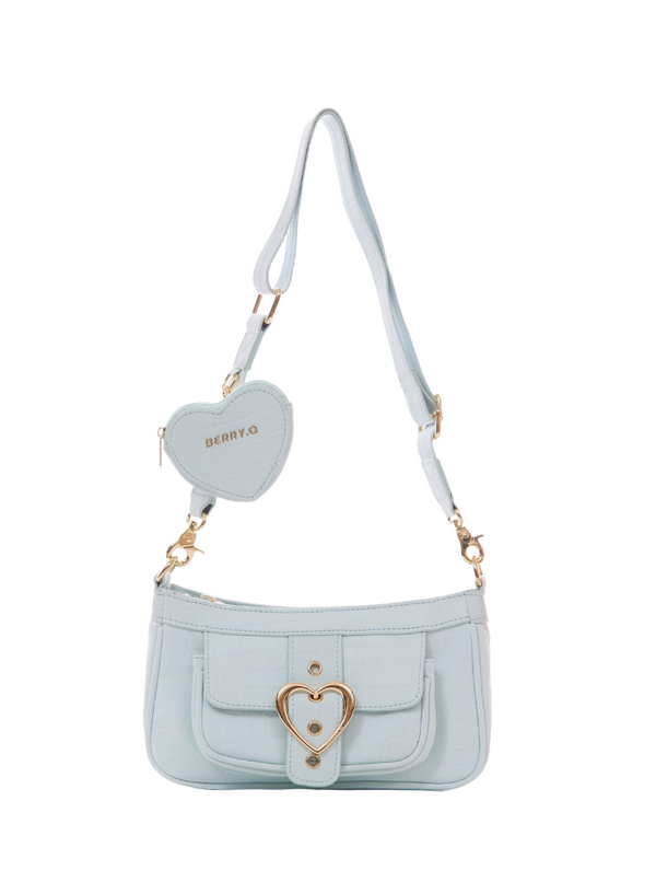 Heartling Belt Wan Shoulder Crocodile Bag