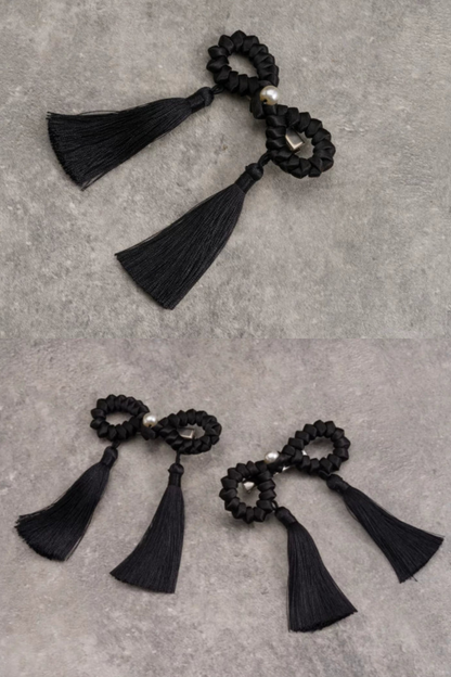 China Pearl Tassel Hair Clip