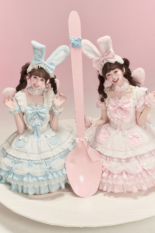 スイートロリータケーキメイドドレス