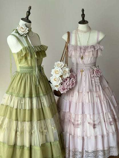 [Vorbestellfrist 22. Juni] Accessoires der Serie mit floraler Stickerei (nur für Käuferinnen des Kleides)