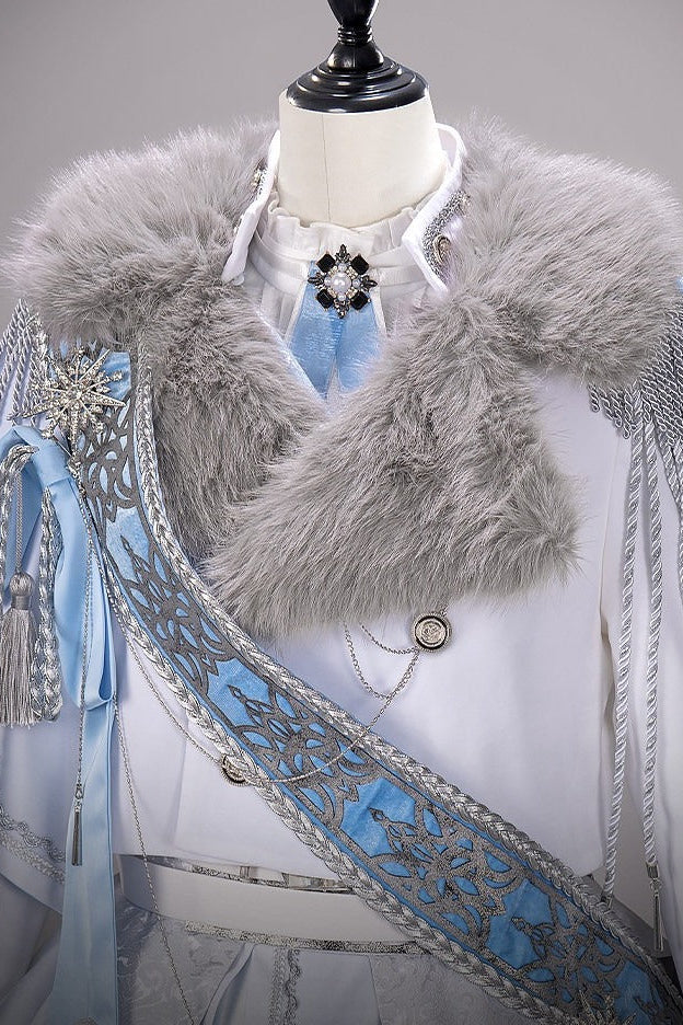 【12月7日予約締切】５ Colors Royal Prince-Style Military Lolita Series Accessories (Sash, Detachable Fur Collar)