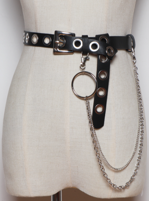 Military uniform] Accessories for Front Button Army Taste Split Dress