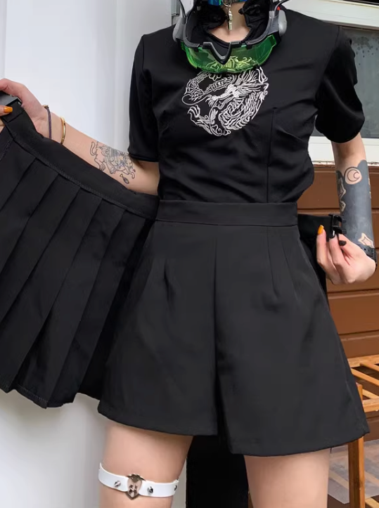 Asymmetrical Miniskirt