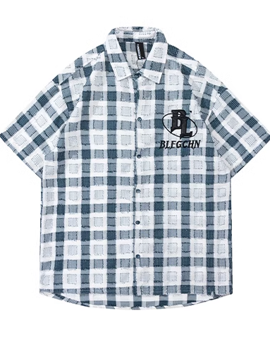 Square Check Loose Shirt