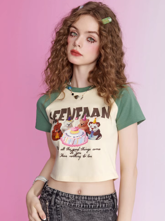 American Print T-Shirt