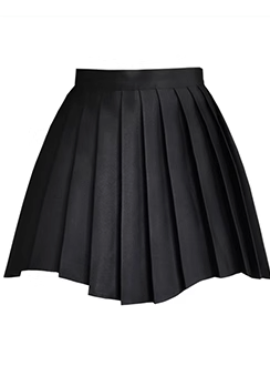 High Waist Pleated Skirt