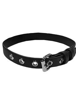 Punk Rock Bike Girl Leather Choker