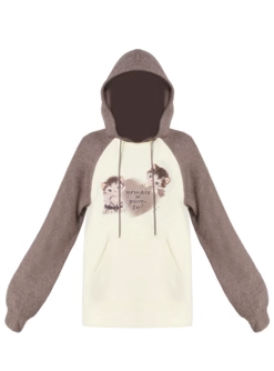 Bicolor Hooded Cat Dress