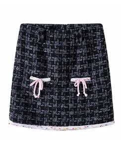 Retro Girly Bow Chic Tight Skirt