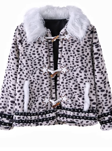 Leopard Star Fur Coat