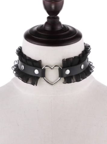 Dark Metal Love Choker