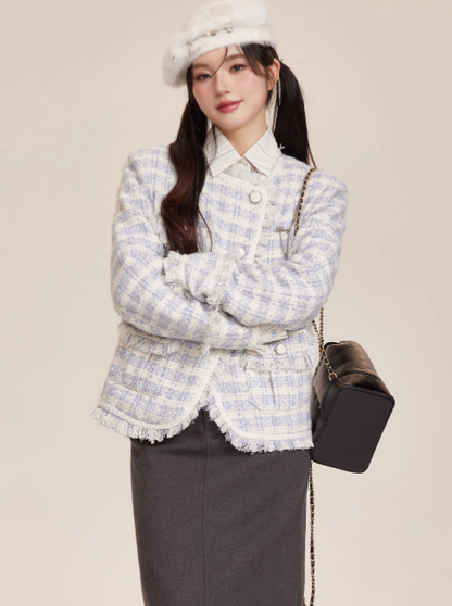 French Sweet Ice Tweed Jacket