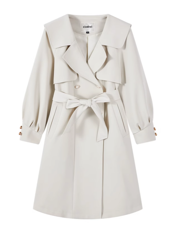 French Style Sweet Casual Trench Coat