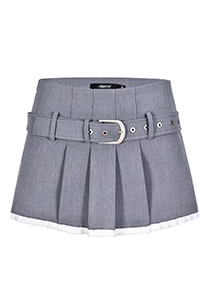 フレンチカレッジスタイルジャケット＋プリーツスカート