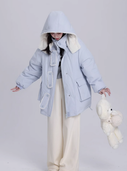 Wardrobe Suite Pastel Short Down Jacket