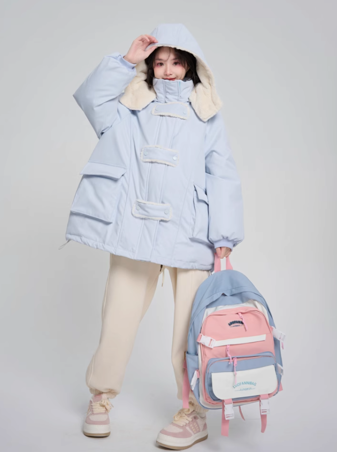 Wardrobe Suite Pastel Short Down Jacket